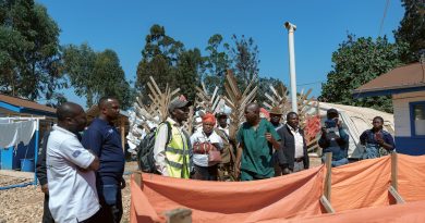 VISITE DU CTE (Centre de Traitement Ebola) DE KATWA