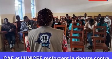 RIPOSTE CONTRE EBOLA DANS LA ZONE DE SANTE DE KATWA